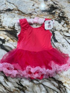 Expressions Hot Pink and Light Pink Tutu Dress Costume